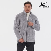 [코몽트] 유니 쉘파 하이넥 자켓(그레이)