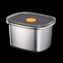 냉장고 직사각형 스테인레스 스틸 도시락 휴대용 음식 저장 상자 피크닉 캠핑 야외 음식 선명한 음식, 450ml