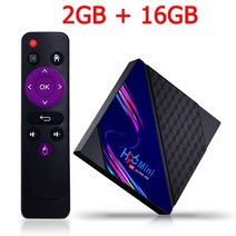 초대형모니터 축구관람 영화 모니터 안드로이드 10.0 tv 박스 2gb ram 16gb 쿼드 코어 스마트 tv 박스 h96 미니 1080p 4k wifi google play, 2g 16g 텔레비젼 상자, 오 플러그