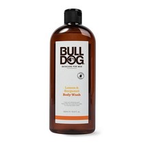 Bulldog 남성용 스킨케어 앤 그루밍 바디 워시 레몬 및 베르가못 500ml(16.9온스), Lemon and Begamot