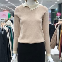 숲 시흥점 진주포인트 카라변형 니트/ OYBLKR3BG
