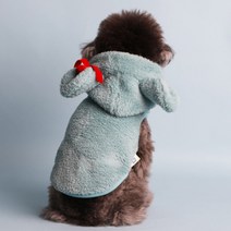 윙키뉴욕 강아지옷 애견옷 겨울 강아지 패딩 조끼 후리스 애견 반려견 의류 아웃터 후드 점퍼 소형견 대형견 외출복, 그린