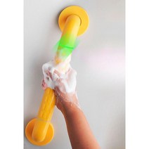 형광 안전바 안전 손잡이 핸드레일 욕실 화장실 미끄럼 방지, 7.표준스테인리스-88cm-옐로우