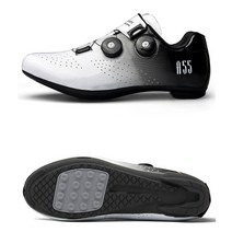 사이클링 신발 Mtb 로드 바이크 부츠 미끄럼 방지 남성 산악 자전거 플랫 스니커즈 SPD mtb, 07 8.5, 03 Pro White(Rubber)