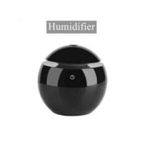 조용한 가습기 미니가습기USB 초음파 아로마 에센셜 오일 디퓨저 130ML 7 색 LED 조명 침실 용 미니 미스, [09] 산화철 레드