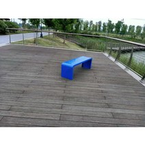 철제의자 마당벤치 정원벤치 공원벤치 의자 야외 벤치, 100 cm 40 cm 45 cm 블루