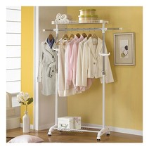 [왕자행거] 왕자 멀티이동식행거_화이트, 상세 설명 참조