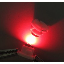 ed 차량용 간판 전광판 WLJH 10x 네오 웨지 Led 3030 SMD 계기판 라이트 A/C 및 히터 제어판 전구 Volvo S6, 한개옵션1, 04 빨간