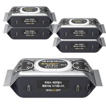 시크점빵 (샐리의 살림법칙) 행주물티슈 캡형 60매 5팩, 본상품선택