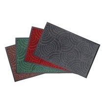 제이오마켓 써클 카펫 현관매트 120X150cm 레드/출입구 업소용 사무실 미끄럼방지 쿠션 발매트