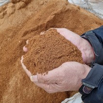 황토 흙 25kg 2.5mm 이하 황토흙 마사토 생황토 황토몰탈 20kg 건축용 조적 황토방 분갈이흙 채친황토, 1개