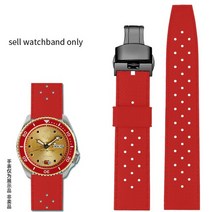 SEIKO 세이코 시계 호환 다이빙 남성 20mm 22mm 실리콘 러버 워치 밴드 통기성 우레탄 젤리 루버 스트랩 시계줄질