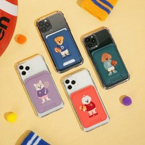 [디자인스킨] 부착형 카드포켓-자수 디킨프렌즈_K uni_p_df