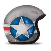 DMD 빈티지 오픈페이스 제트형 오토바이 헬멧, 파이터