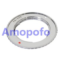 Amopofo PB-EF 전자 링 어댑터 Praktica PB P B 렌즈 캐논 EOS 7D 60D 500D 1100D 카메라, 한개옵션0