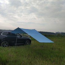 차량용 어닝 자동차 SUV 사이드 텐트 아웃도어, 440x200cm스카이블루(2타기준)
