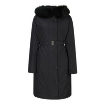 베스띠벨리 2022겨울 퍼 후드 벨티드 롱 구스다운2626BK