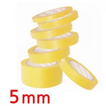 유니콘 고열 내열 마스킹 종이 접착 테이프 5mmx50M