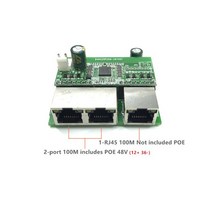 3포트 기가비트 POEswitch 모듈은 LED 라인 10/100m 접촉 POEport 미니 스위치 PCBA 마더보드에 널리 사용, 03 3-port with POE 48V