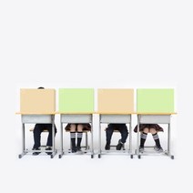 현진쌤의 책상 가림판 (책상 칸막이파티션), 베이지