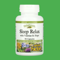 내추럴팩터스 Sleep Relax 발레리안 100mg 홉 25mg 90캡슐