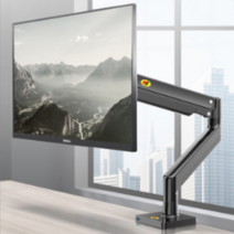 NB G40 실버 모니터암 모니터거치대 모니터스탠드거치대 튼튼한외관 책상정리용품