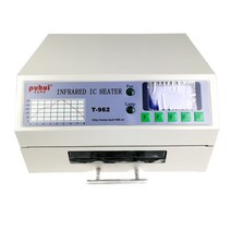 국소배기장치 연기 채널이 있는 t-962 적외선 ic 히터 t962 데스크탑 리플로 솔더 bga smd smt 재작업 스테이션 t 962, 없음