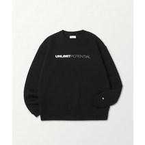 UNLIMIT 베이직 로고 포텐셜 크루넥