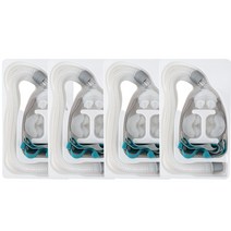 The Yeppin BMC P2 비강 베개 인터페이스 마스크 CPAP 자동 BiPAP S M L 세 가지 크기의 실리콘 쿠션, 04 4pcs P2_01 Standard
