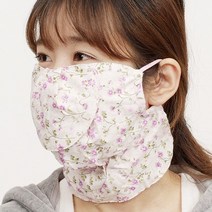 크로바 안면 볼 먼지 자외선 차단 마스크, 무지(옥색), 크로바마스크-볼타입