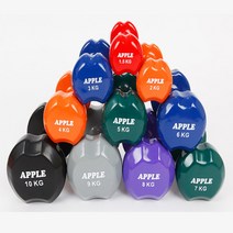 베스코 애플덤벨 아령 0.5kg - 10kg 홈트 홈짐 가정용 클럽용 헬스장, 8kg