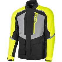 FLY Racing 성인용 Terra Trek 재킷 (블랙 4XL), Black/Hi-vis_4X-Large