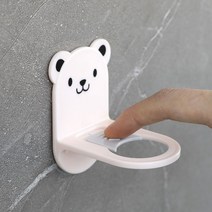 애니윙 무타공 호텔식 강력 접착 샴푸 걸이, 핑크 4개
