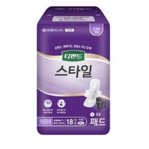 디펜드 참숯 스타일 패드 여성용 대형, 18개입, 2개