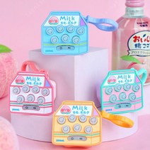 KC인증 미니 두더지게임기 기억력 게임기 고양이발바닥 키링 가방고리 팝잇 선물 열쇠고리, 밀크두더지게임기, 민트