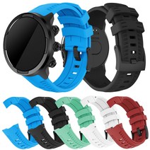 순토7 Suunto9 Baro 스파르탄스포츠 D5 호환 스트랩 실리콘 빗살무늬 밴드, 민트