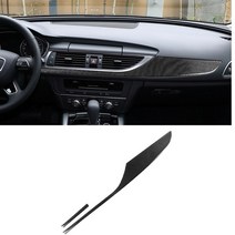 대쉬보드 커버 대시보드 패드 썬커버 덮개 커버 트림 스티커 데칼 audi a6 s6 c7 a7 s7 4g8 2012-2018 인테리어 액세서리 탄소 섬유, 왼손잡이 운전, 아우디
