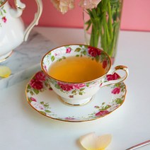 [한국도자기] 로얄 로즈 커피잔 2인 세트, 상세 설명 참조