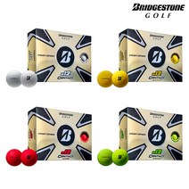 23년 브리지스톤 석교상사 e12 CONTACT B 콘택트 골프공 3피스 4가지색상, 레드, 1개