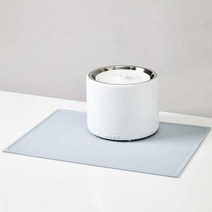 펫킷 방수 실리콘 식기 매트, 화이트