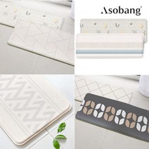[아소방] 소엘 항균 주방매트 L SALE, 색상:보헤미안L, 단품