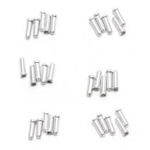 30pcs MTB 자전거 브레이크 와이어 엔드 코어 캡 케이블 알루미늄 커버 기어 자전거 부품, 은
