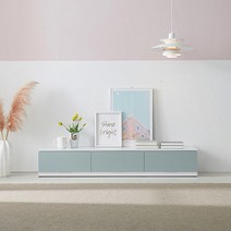 다리없는 낮은 거실장 1800 4컬러 55인치tv AV콘솔, 딥그린