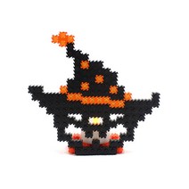 미리사몰 이지 툭툭 블럭 세트 캐릭터 미니 디펌 나노 블록 폰 거치대 어린이 장난감 공룡 영웅 히어로 소근육 발달, 이지툭툭블럭 : 호박마녀