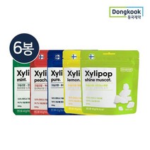 동국제약 핀란드산 자일리톨 자일리팝 40gX6봉 옵션 택1, 08.피치 6봉
