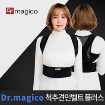 고급척추견인벨트플러스 체형교정 교정벨트 체형 자세교정, 단품