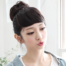 고열사 퍼리드 앞머리가발, 없음, #4/30 로즈브라운