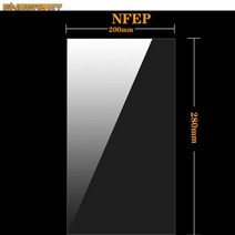 혼합기 믹서 교반기 시멘트 NFEP/FEP 필름 CREALITY /ANYCUBIC Photon Mono/Mono X/Mono X 6K M3 Plus 및 기타 5.5-8.9 인치, 10PCS, NFEP 280x200mm