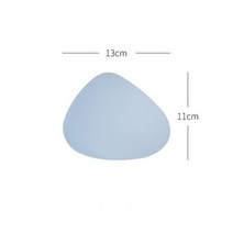 4인식탁보 식탁투명매트 우드식탁매트 타원형 PU 가죽 코스터 컵 매트 방수 단열 패드 음료 홀더 데스크탑 장식 시크한 플레이스매트, [03] Light blue