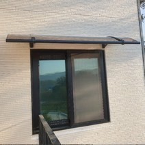 캐노픽스 450x1100 국산 비가림막 현관 창문 차양 렉산 지붕 시공전문, 투명, 블랙, 은백색(기본색상)